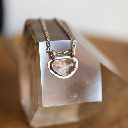 Copper Rutilated Quartz Pendant - Sterling Silver Necklace - Choose Your Stone