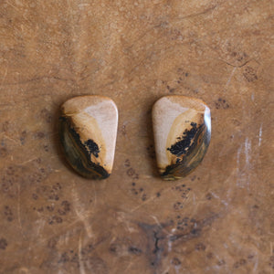 Custom Sahara Jasper Earrings - Choose Your Stones - OOAK Jasper Drop Earrings