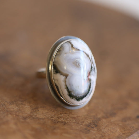 Ocean Jasper Big Ring | Sterling Silver