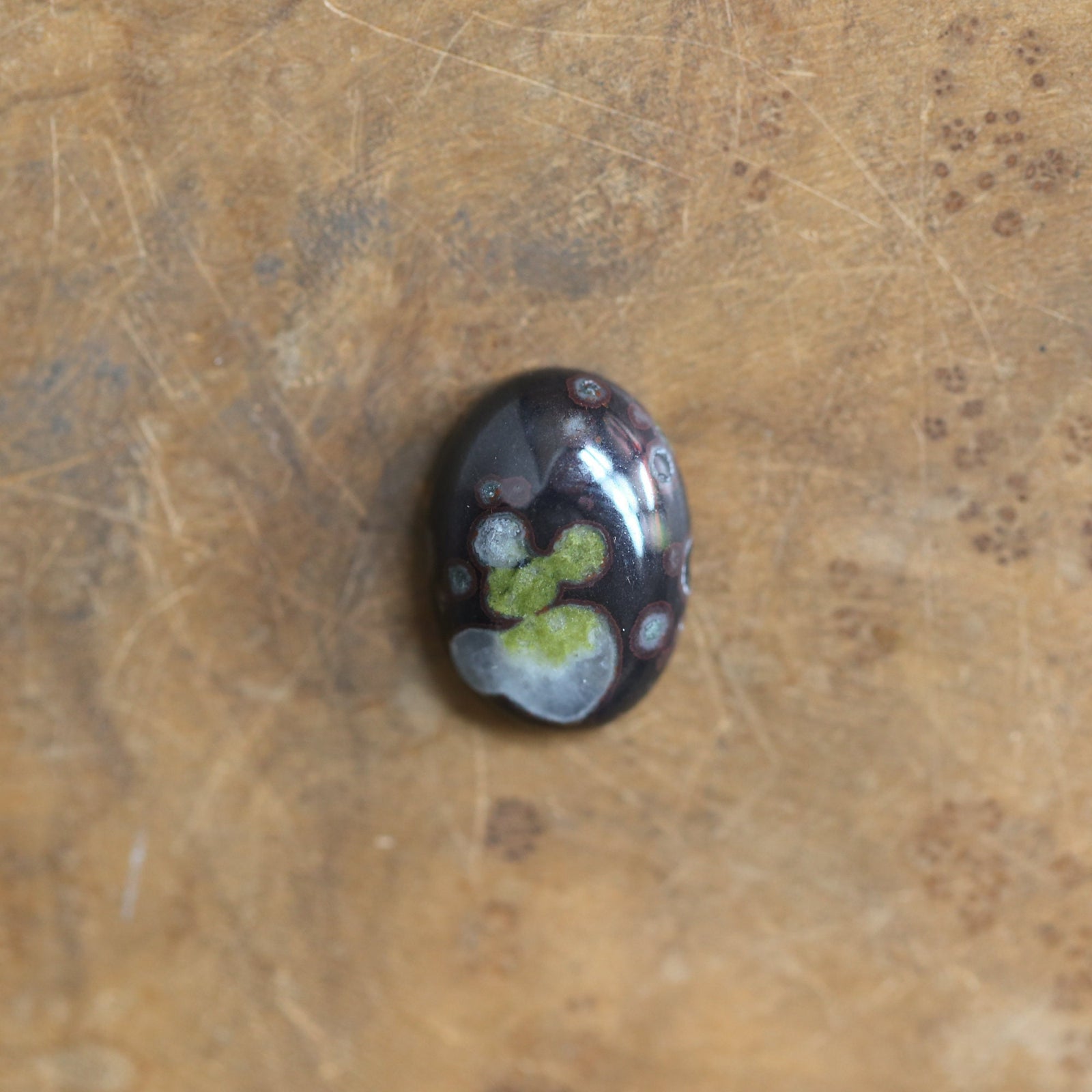 Boho Ring - Black Fossil Ring - Silversmith Ring - Boho Ring - Natural Fossil