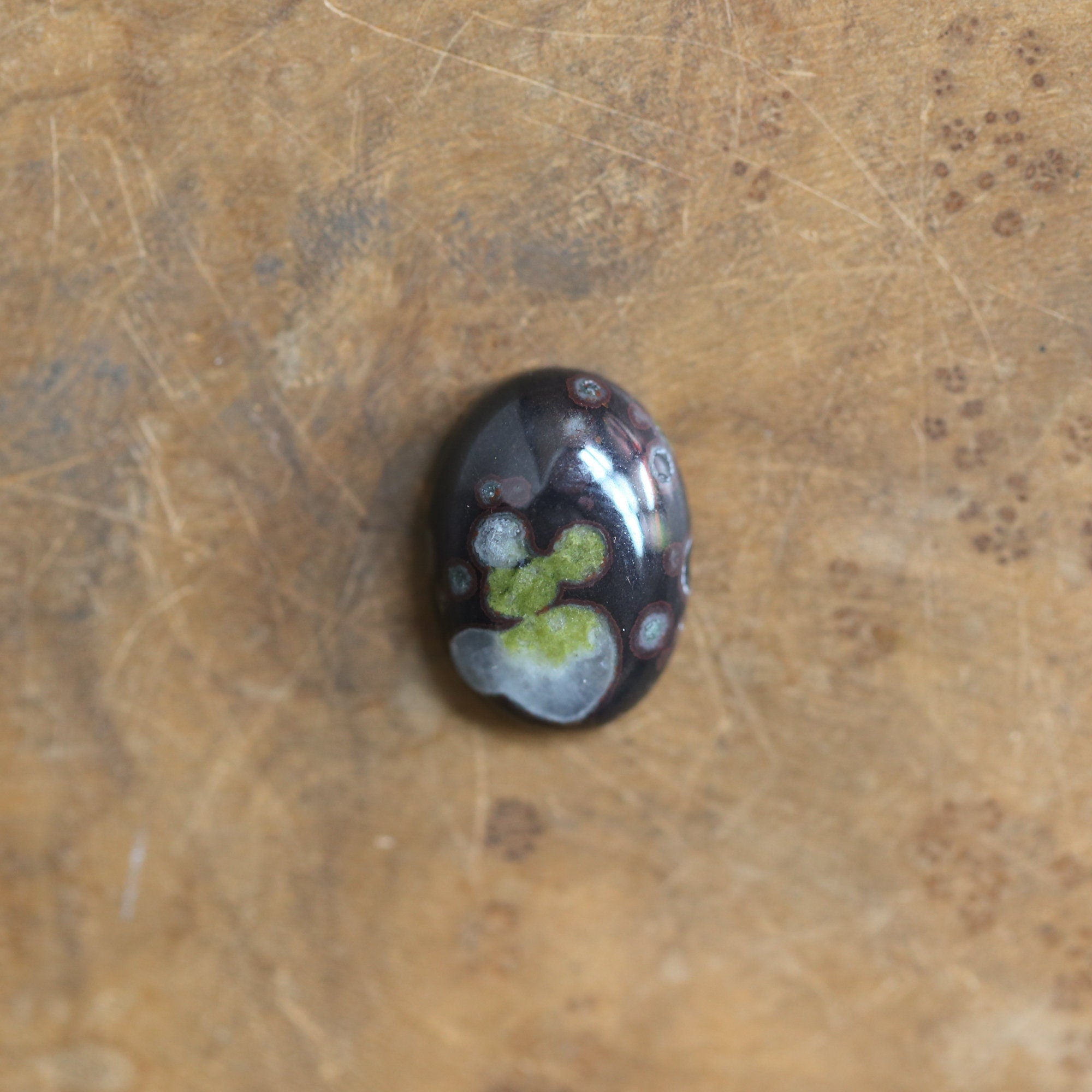 Boho Ring - Black Fossil Ring - Silversmith Ring - Boho Ring - Natural Fossil
