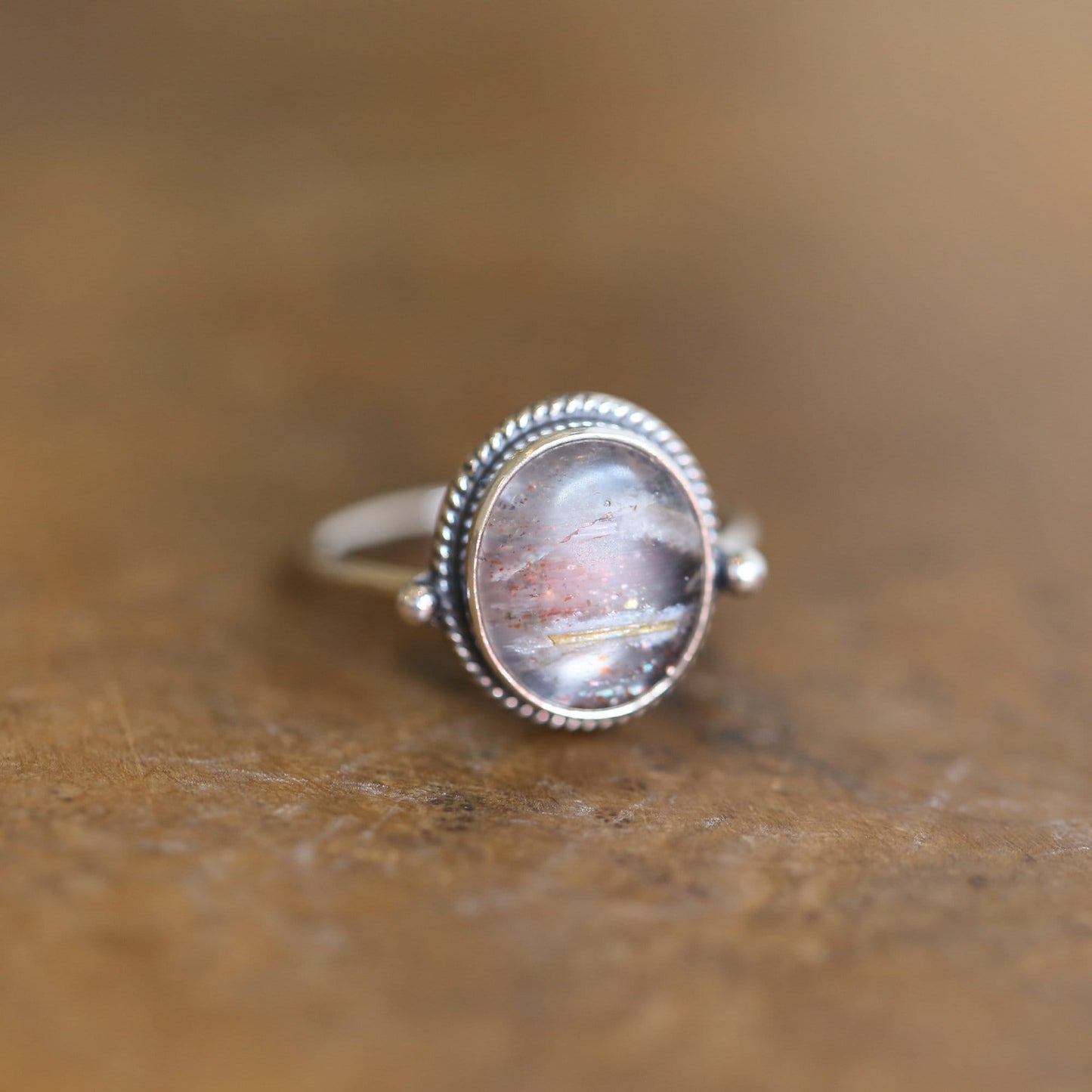 Sunstone Delica Ring - .925 Sterling Silver - Choose Your Stone