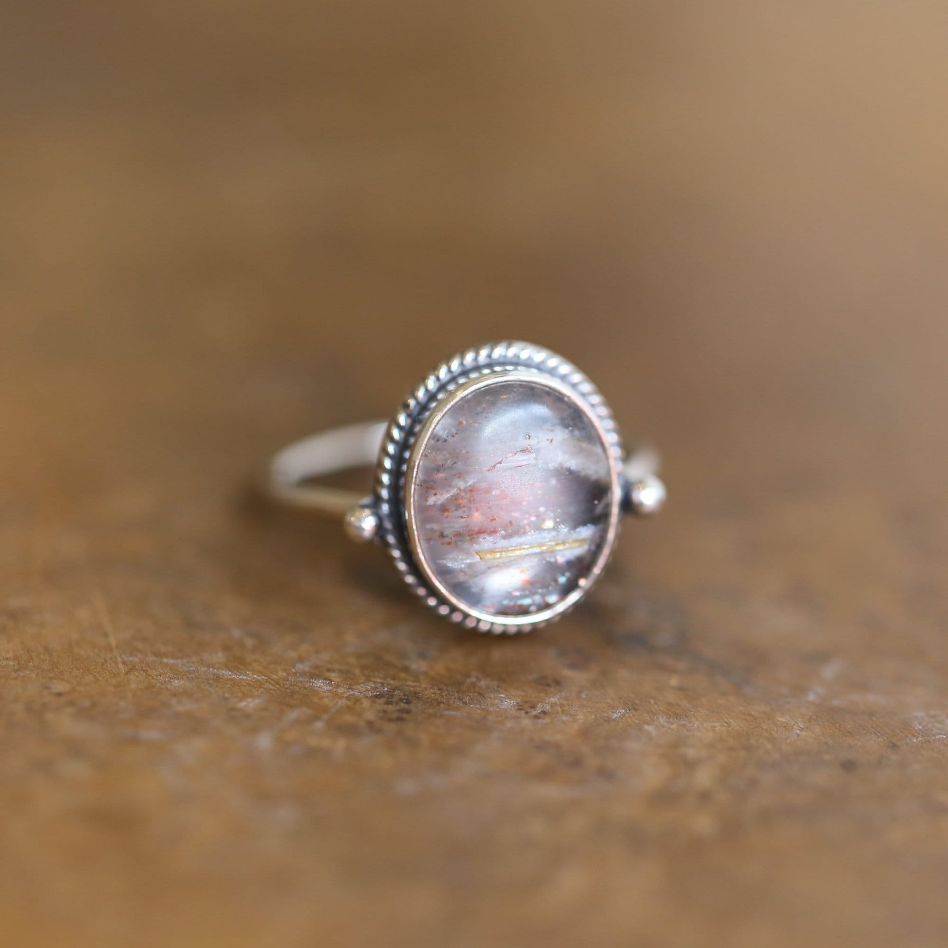 Sunstone Delica Ring - .925 Sterling Silver - Choose Your Stone