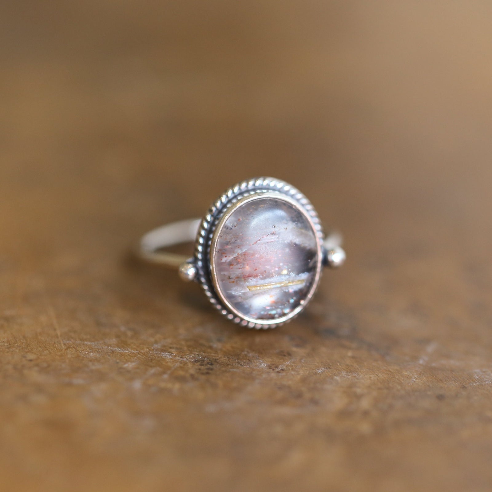 Sunstone Delica Ring - .925 Sterling Silver - Choose Your Stone