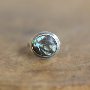 Ready to Ship Sierra Nevada Turquoise Ring - OOAK Turquoise Ring - Silversmith