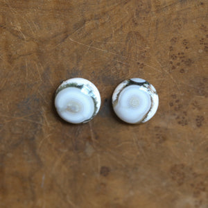 Long Ocean Jasper Freshwater Pearl Earrings with Stalactite Druzy - Choose Your Pair