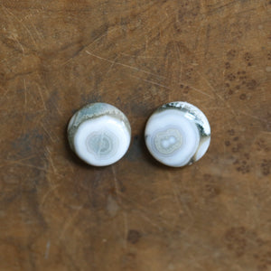 Long Ocean Jasper Freshwater Pearl Earrings with Stalactite Druzy - Choose Your Pair