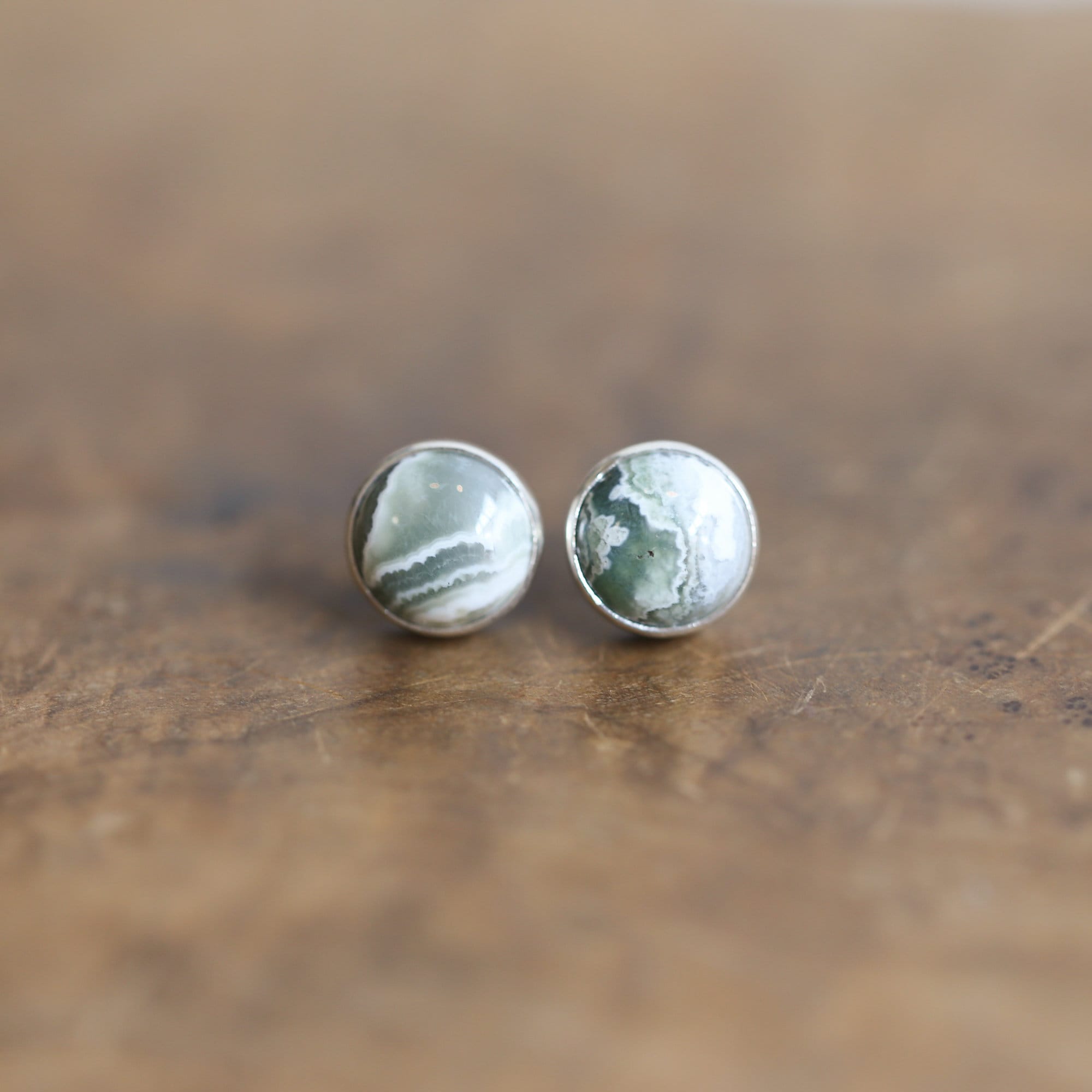 Ocean Jasper Posts - Silversmith Post Earrings - Ready to Ship - Sterling Silver Studs