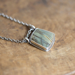 Red Creek Jasper Pendant - Sterling Siver - Choose Your Stone