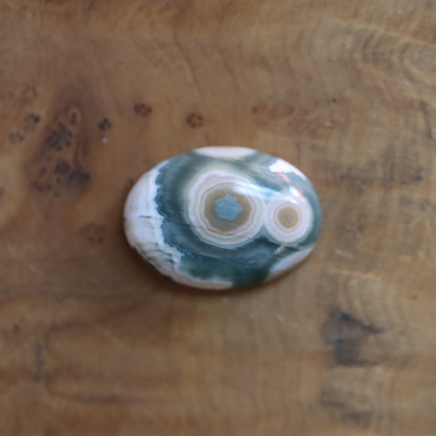 Custom Ocean Jasper East-West Center Stone Necklace - .925 Silversmith - Choose Your Stone