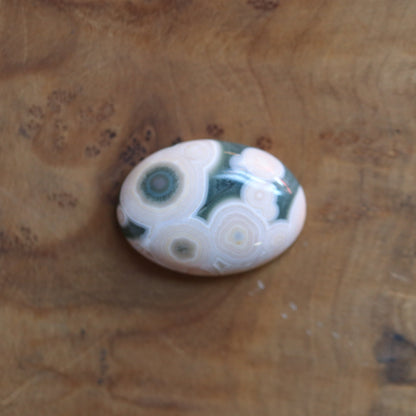 Custom Ocean Jasper East-West Center Stone Necklace - .925 Silversmith - Choose Your Stone