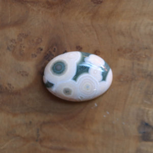 Custom Ocean Jasper East-West Center Stone Necklace - .925 Silversmith - Choose Your Stone