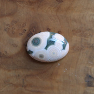 Custom Ocean Jasper East-West Center Stone Necklace - .925 Silversmith