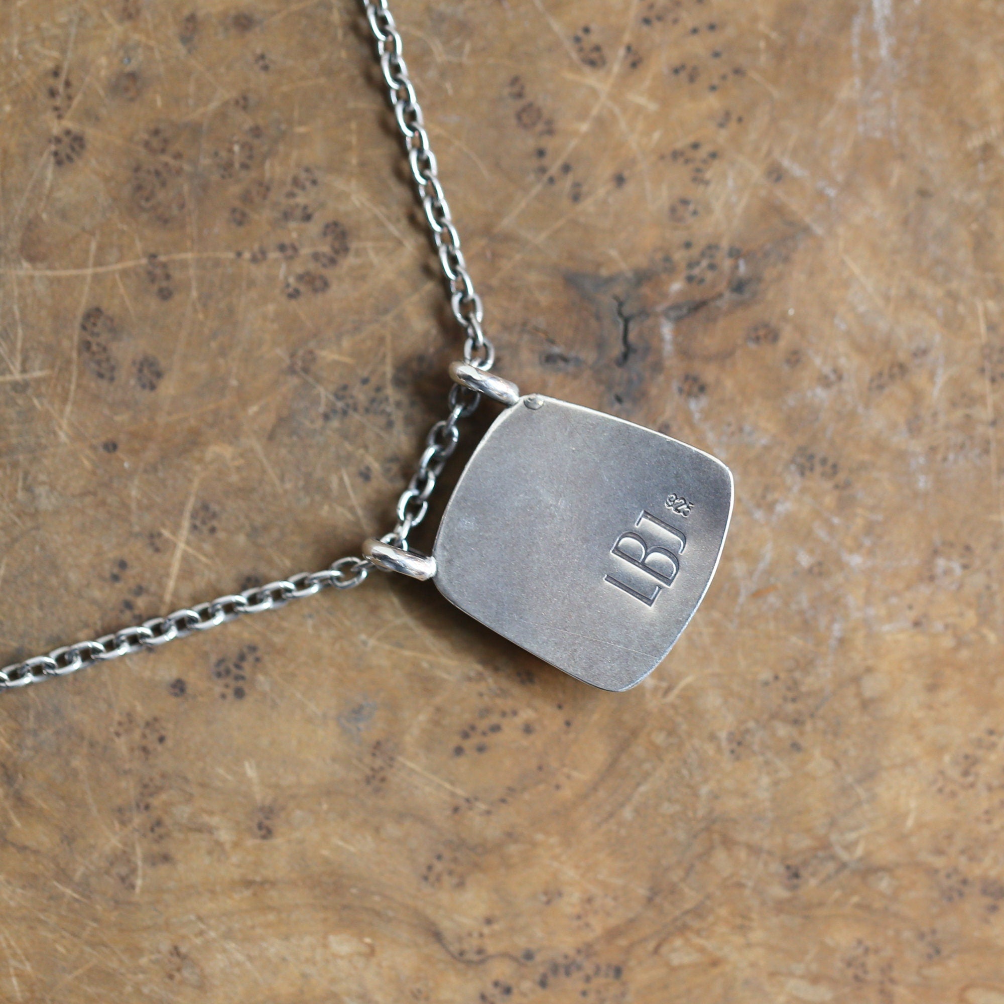 Custom Red Creek Jasper Pendant - Sterling Siver