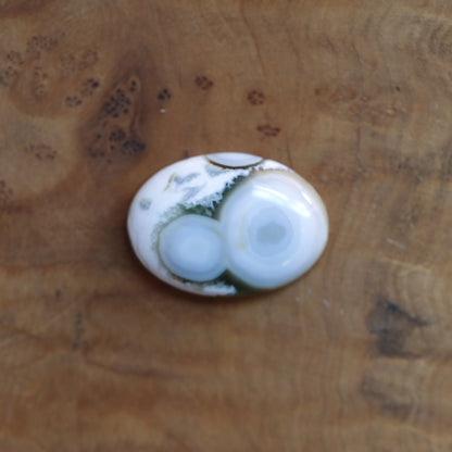 Custom Ocean Jasper East-West Center Stone Necklace - .925 Silversmith - Choose Your Stone