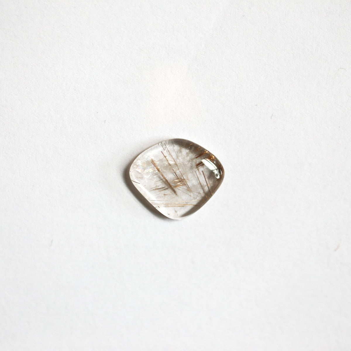 Copper Rutilated Quartz Pendant | 14K Gold | Sterling Silver