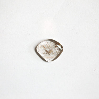 Copper Rutilated Quartz Pendant | 14K Gold | Sterling Silver