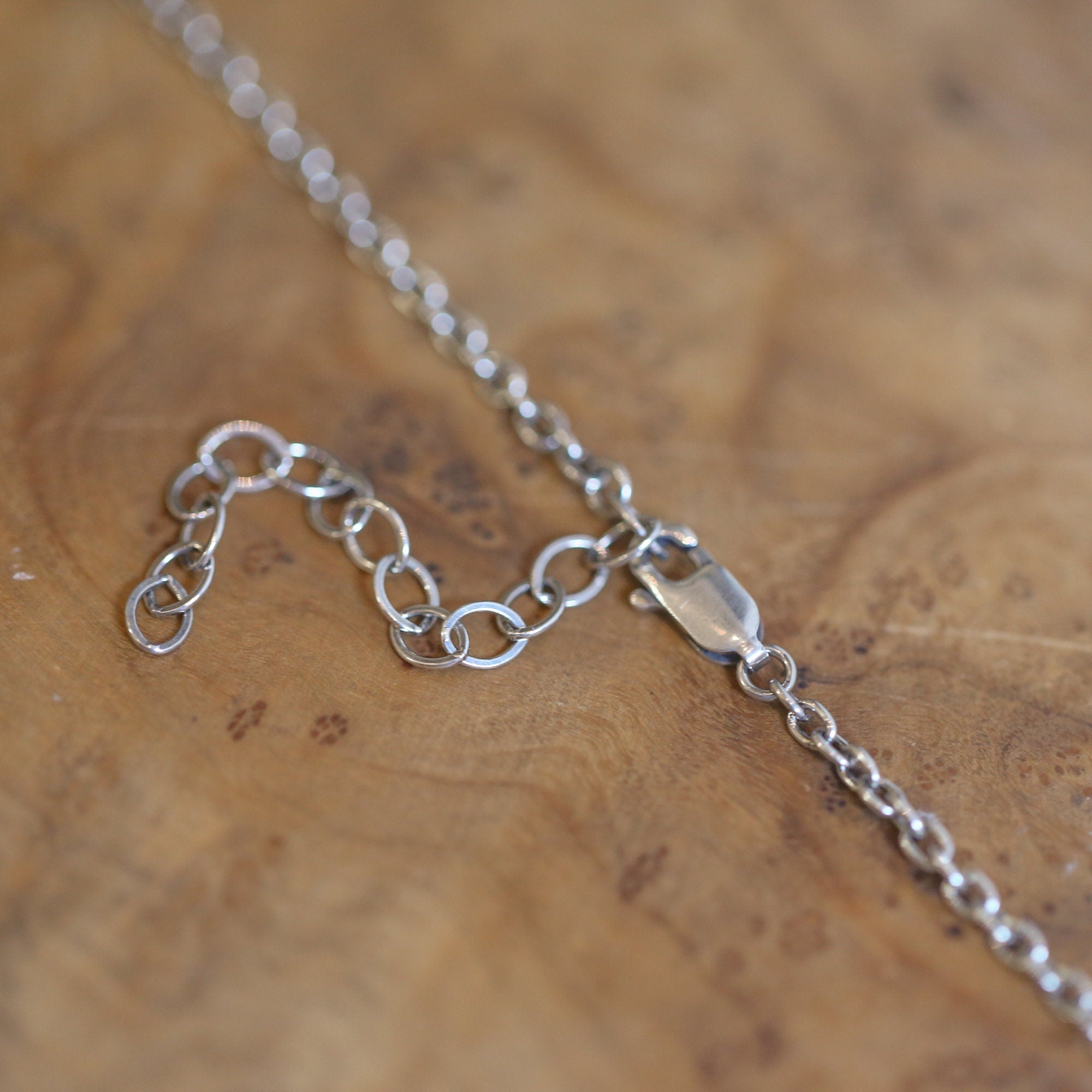 Ready to Ship - Montana Agate Pendant - .925 Sterling Silver Pendant - Montana Agate Necklace