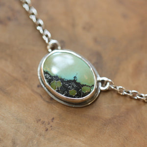 Turquoise Necklace - Turquoise Pendant with Chain