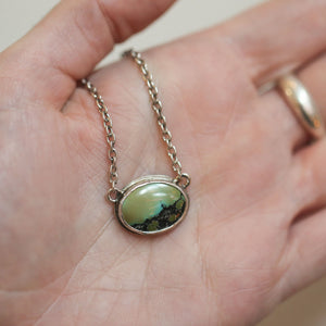 Turquoise Necklace - Turquoise Pendant with Chain