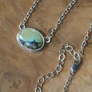 Turquoise Necklace - Choose Your Stone - Small Turquoise Pendant with Chain - OOAK