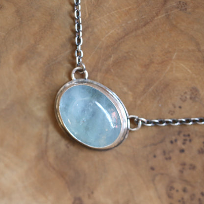 Custom Morganite Pendant - Silversmith Jewelry - Beryl Necklace
