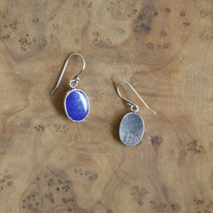 Sterling Silver Lapis Lazuli Drop Earrings – Silversmith Jewelry