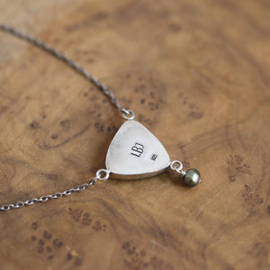 Red Creek Jasper Y Necklace with Pearl - Ready to Ship - Choose your Own - OOAK