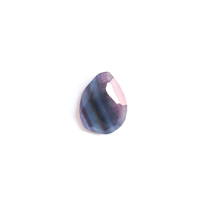 Rainbow Fluorite Boho Ring - .925 Sterling Silver - Chunky Multi-color Fluorite