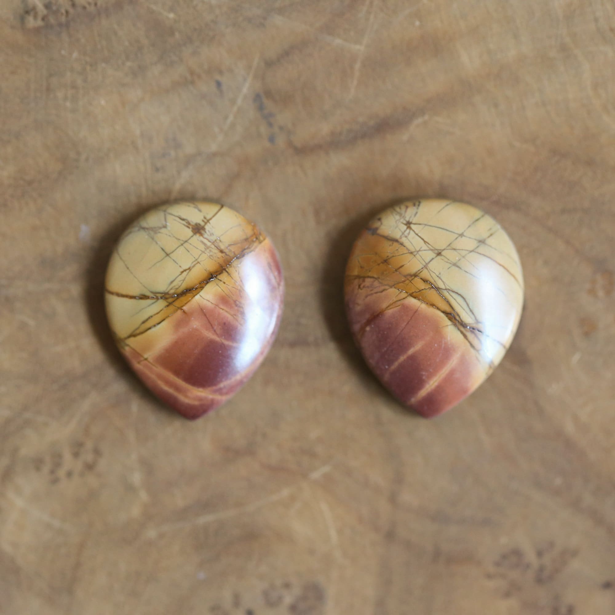 CUSTOM Red Creek Jasper Earrings - Sterling Silver - Cherry Creek Jasper