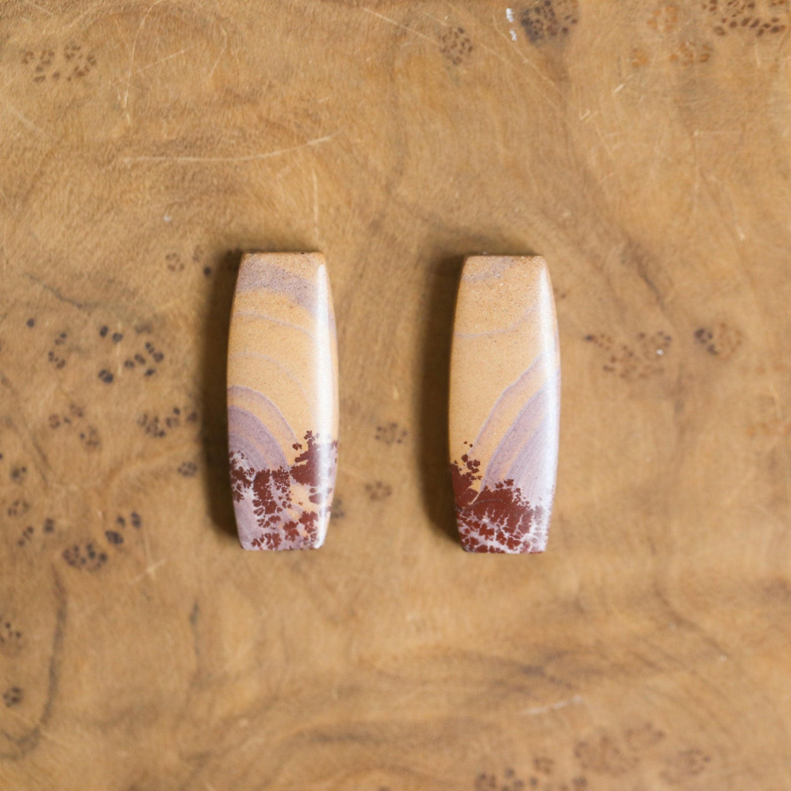 Sonora Jasper Earrings - Choose Your Pair - Earthy Jasper Drop Earrings - Silversmith Earrings