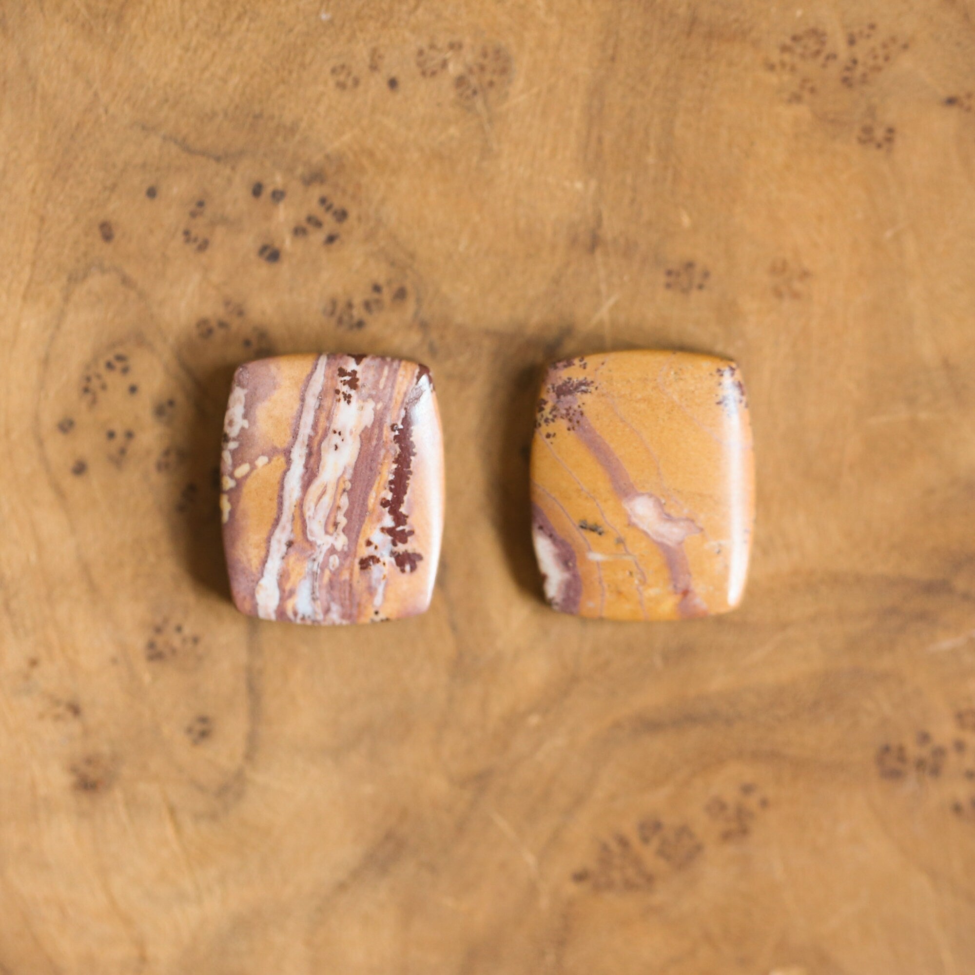 Custom Sonora Jasper Earrings - Choose Your Stones - Silversmth Earrings