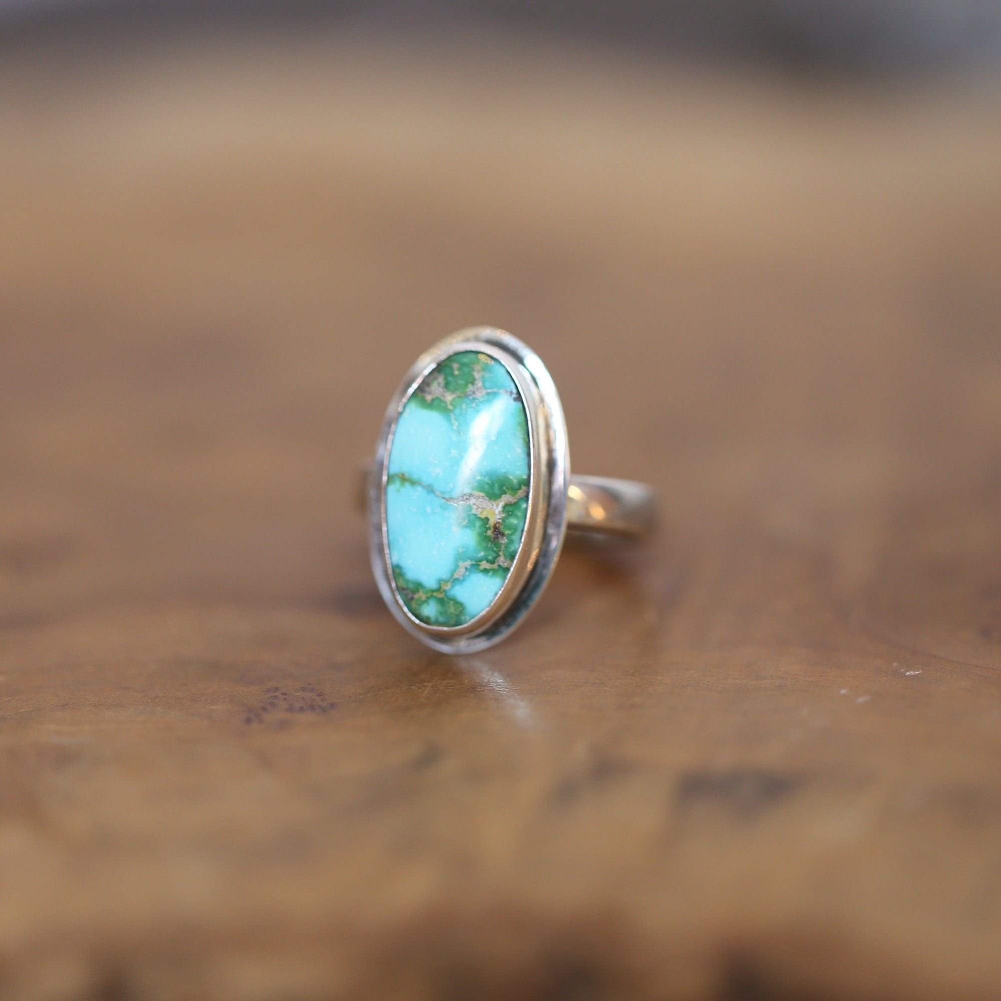 Sonoran Gold Turquoise Ring - OOAK Turquoise Ring - Choose Your Ring - Sterling Silver
