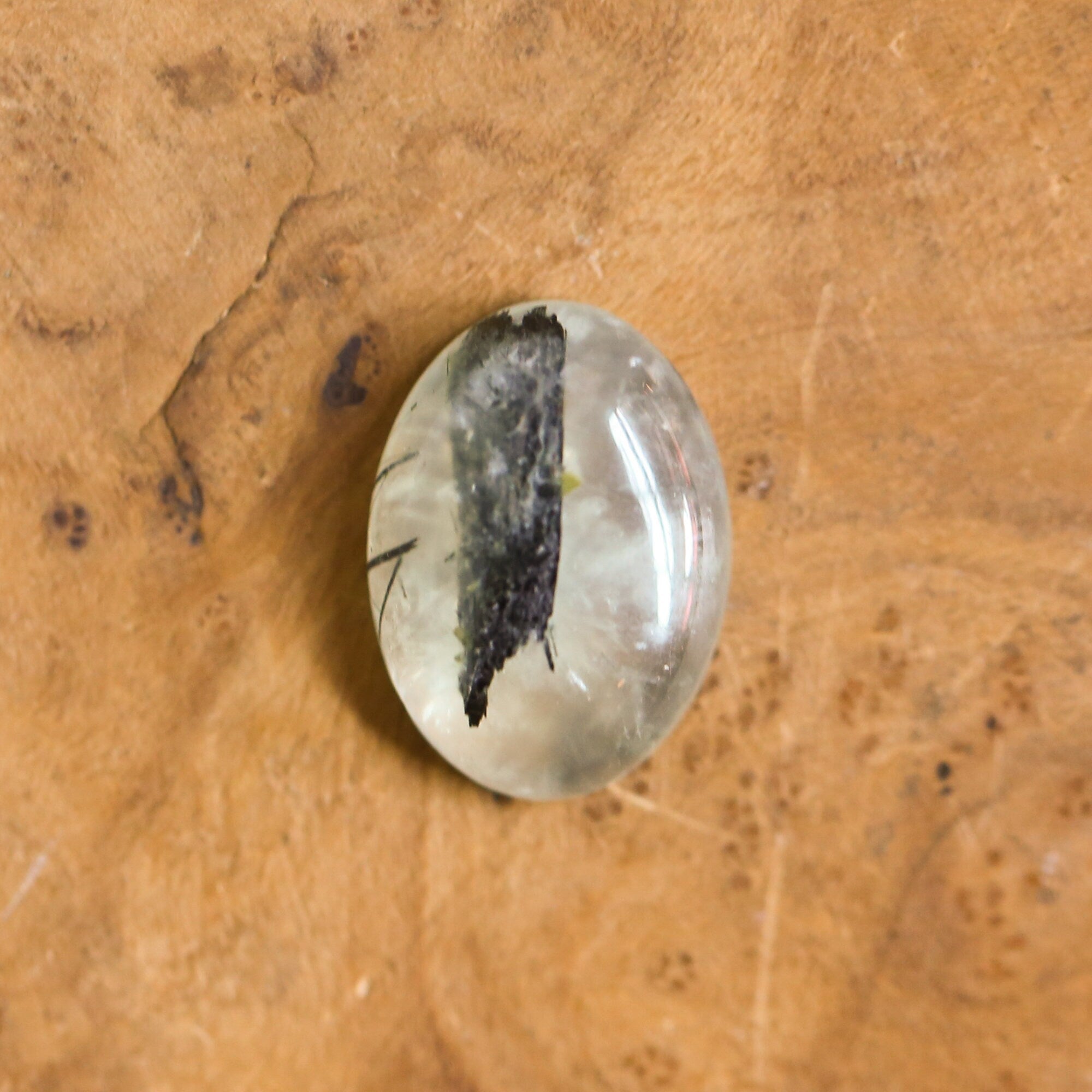 Green Prehnite Boho Ring - Green Prehnite Ring - Sterling Silver