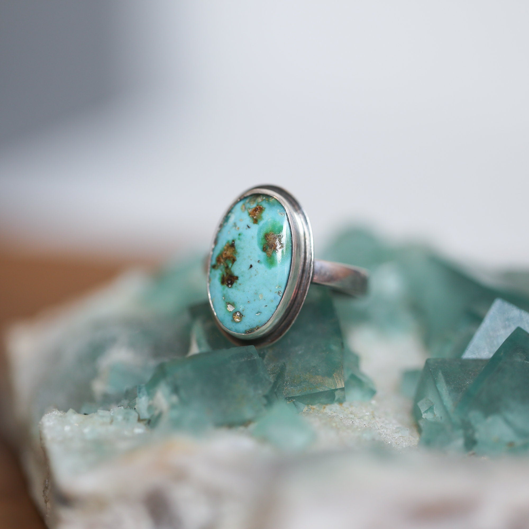 Sonoran Gold Turquoise Ring - OOAK Turquoise Ring - Choose Your Ring - Sterling Silver