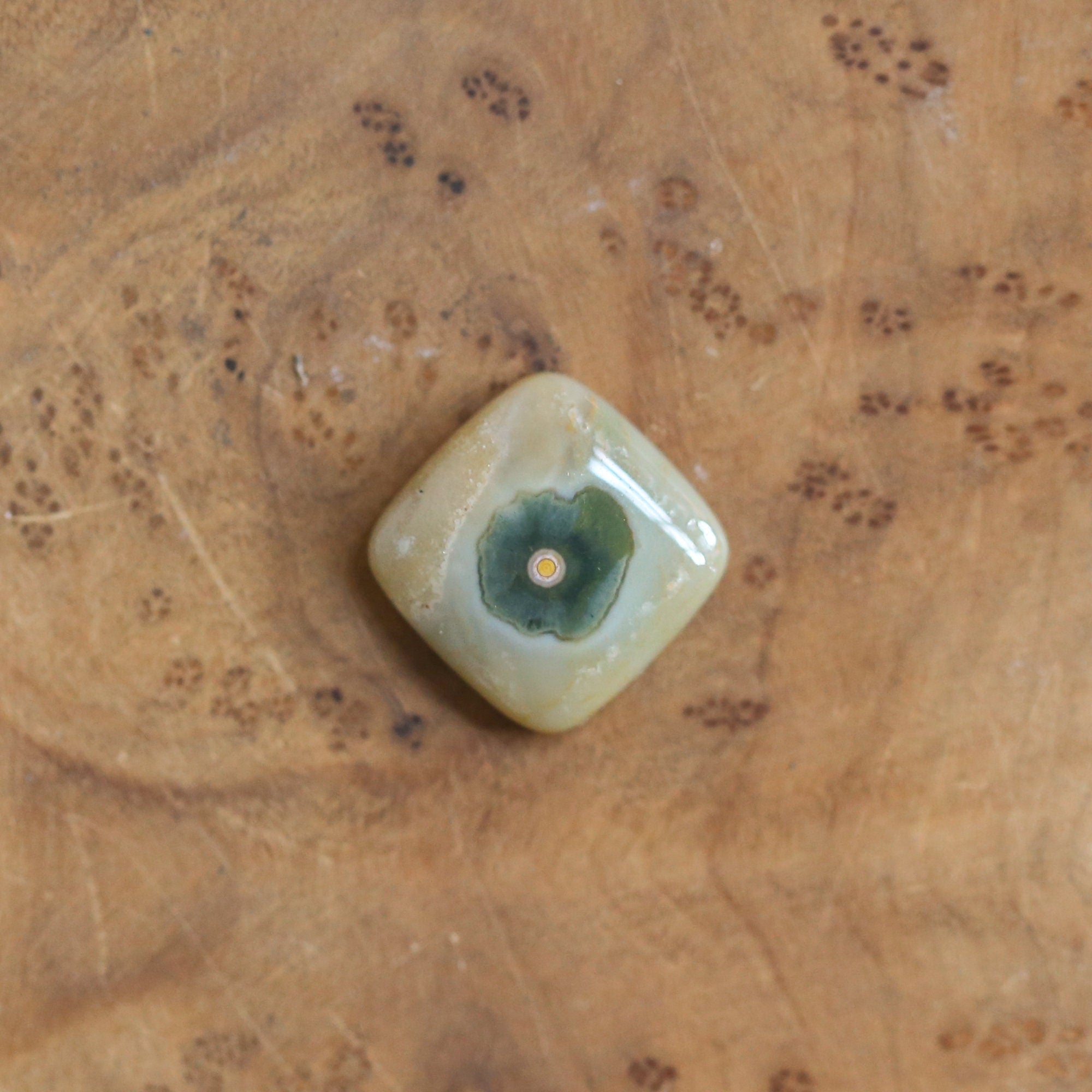 Orbs Eye Ocean Jasper Pendant - .925 Silversmith - Choose Your Stone - Ocean Jasper Necklace - OOAK