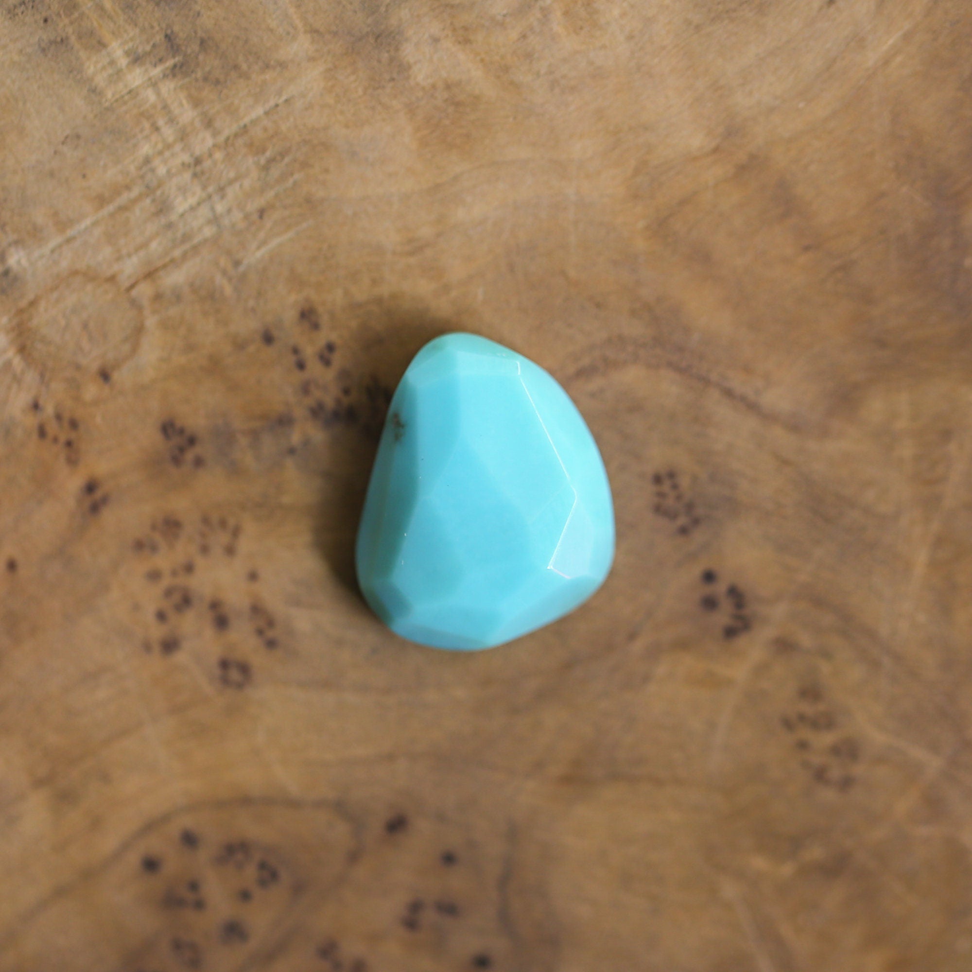 Turquoise Notched Boho Ring - .925 Sterling Silver - Big AAA Turquoise Ring - Choose Your Stone