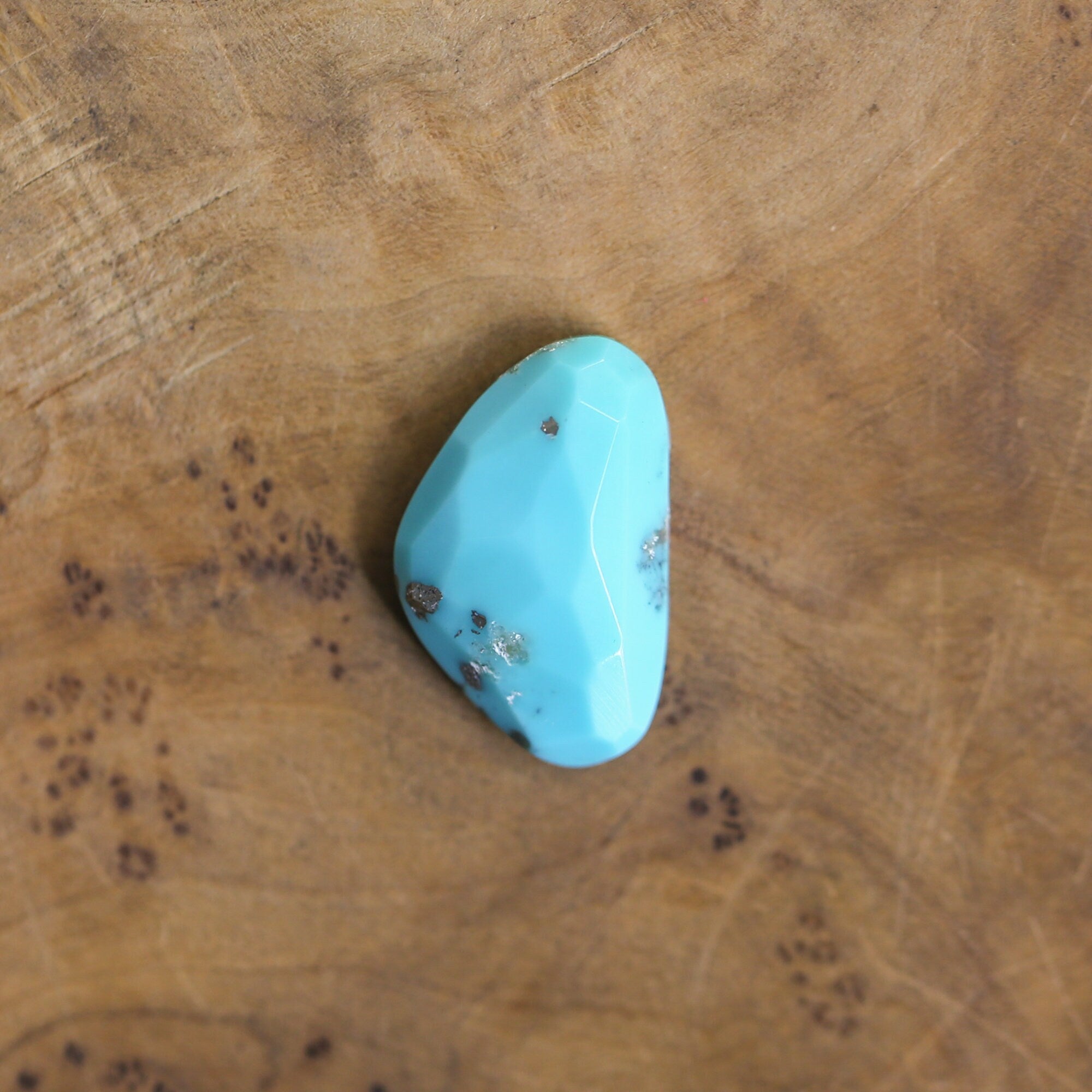 Turquoise Notched Boho Ring - .925 Sterling Silver - Big AAA Turquoise Ring - Choose Your Stone