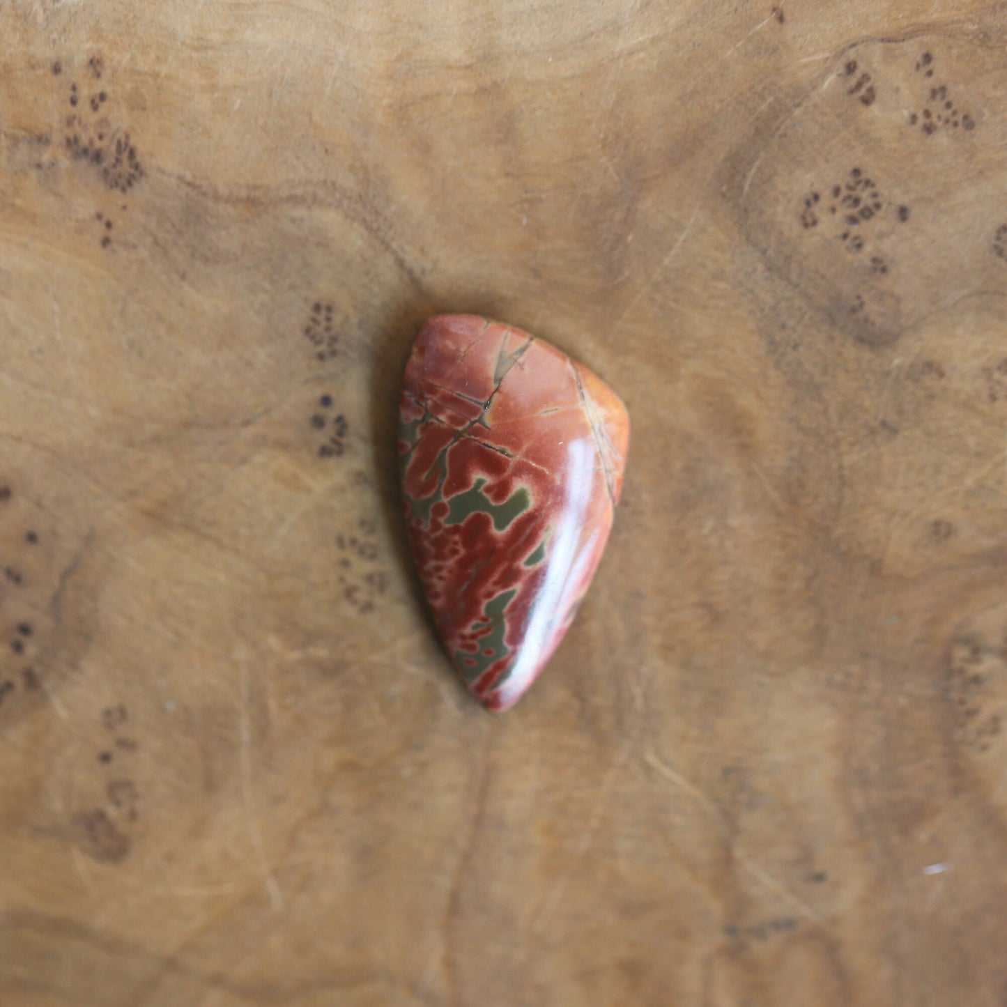 Hammered Sterling Silver Red Creek Jasper Ring - Silversmith Jewelry - Choose Your Stone