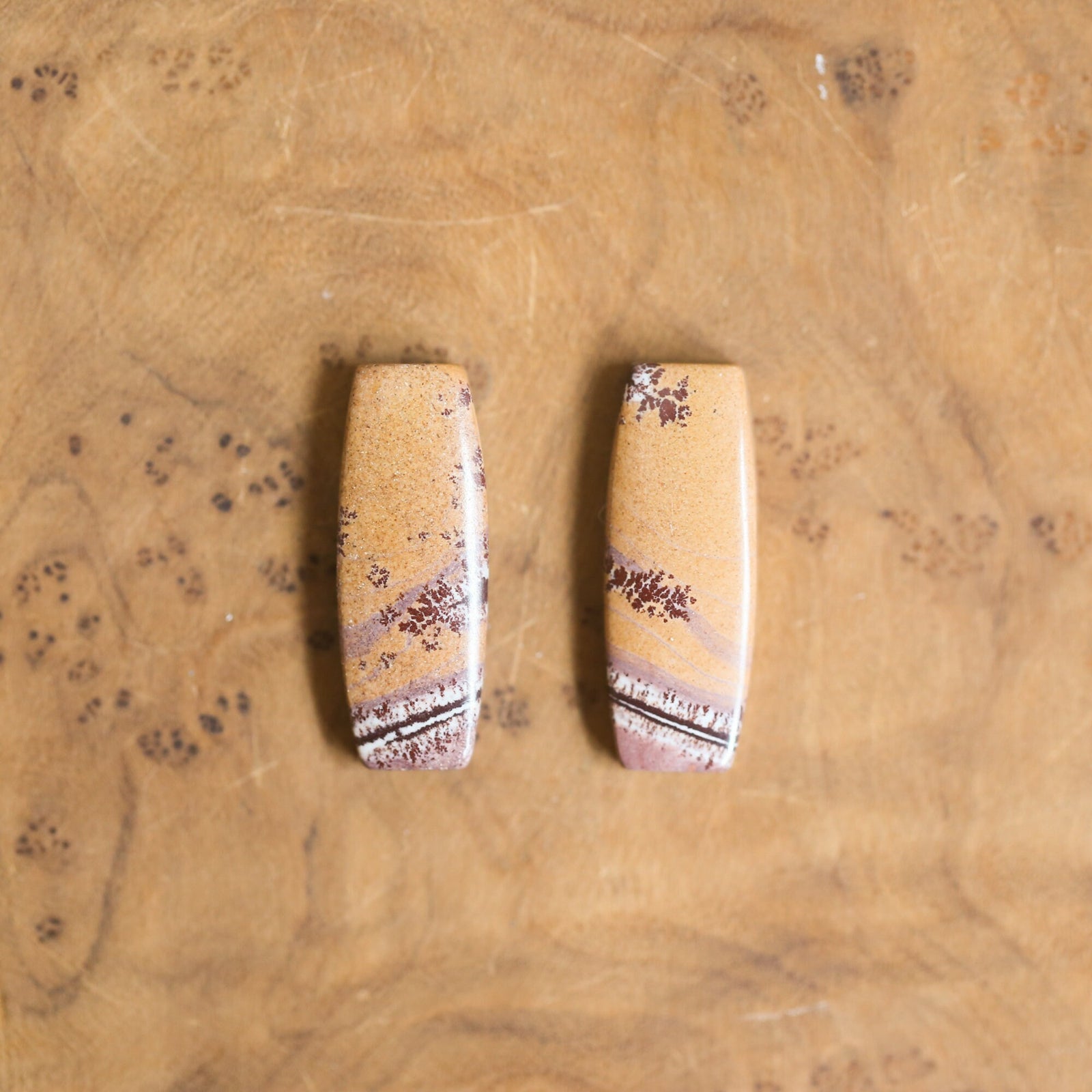 Sonora Jasper Earrings - Choose Your Pair - Earthy Jasper Drop Earrings - Silversmith Earrings