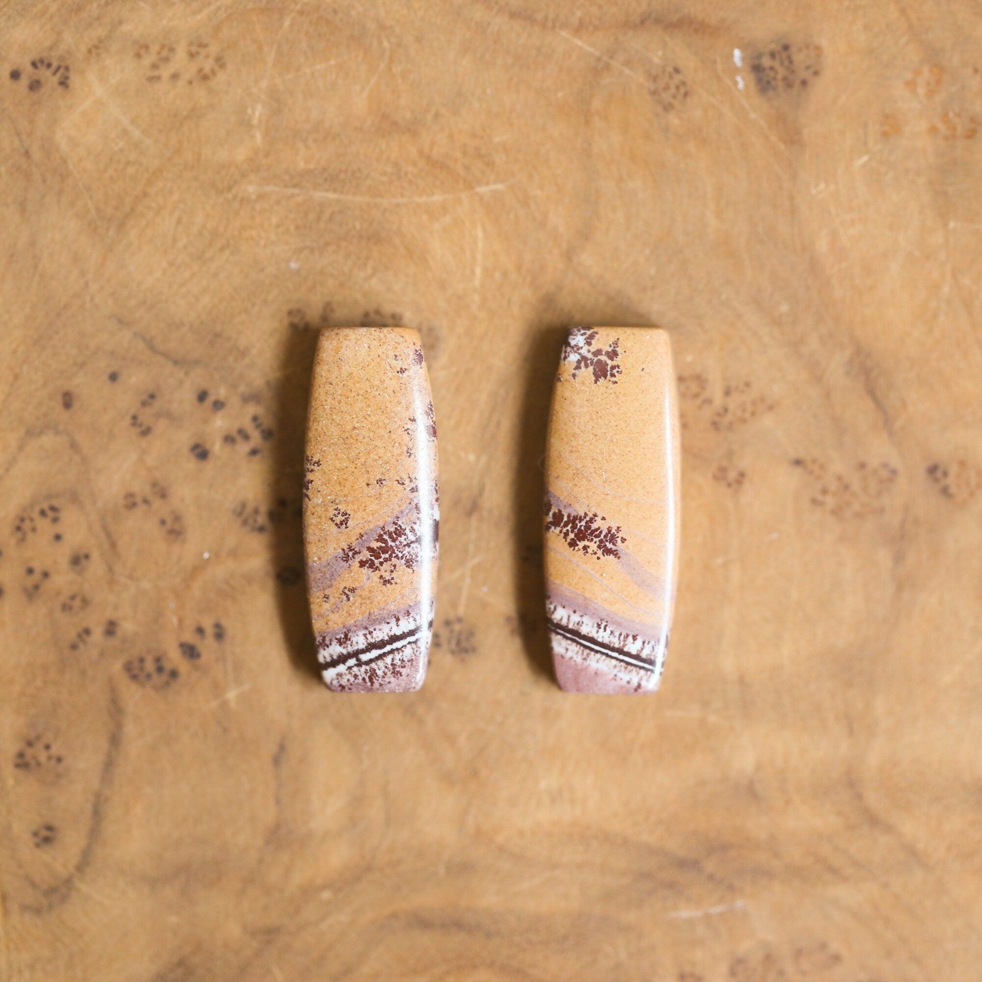 Sonora Jasper Earrings - Choose Your Pair - Earthy Jasper Drop Earrings - Silversmith Earrings