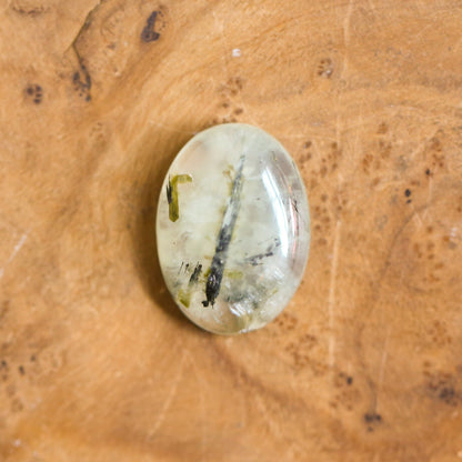 Green Prehnite Boho Ring - Green Prehnite Ring - Sterling Silver