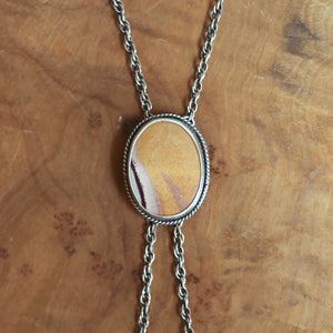 Sonora Jasper Bolo - Sonora Jasper Necklace - Ready to Ship - Jasper Mock Bolo - Silversmith Bolo