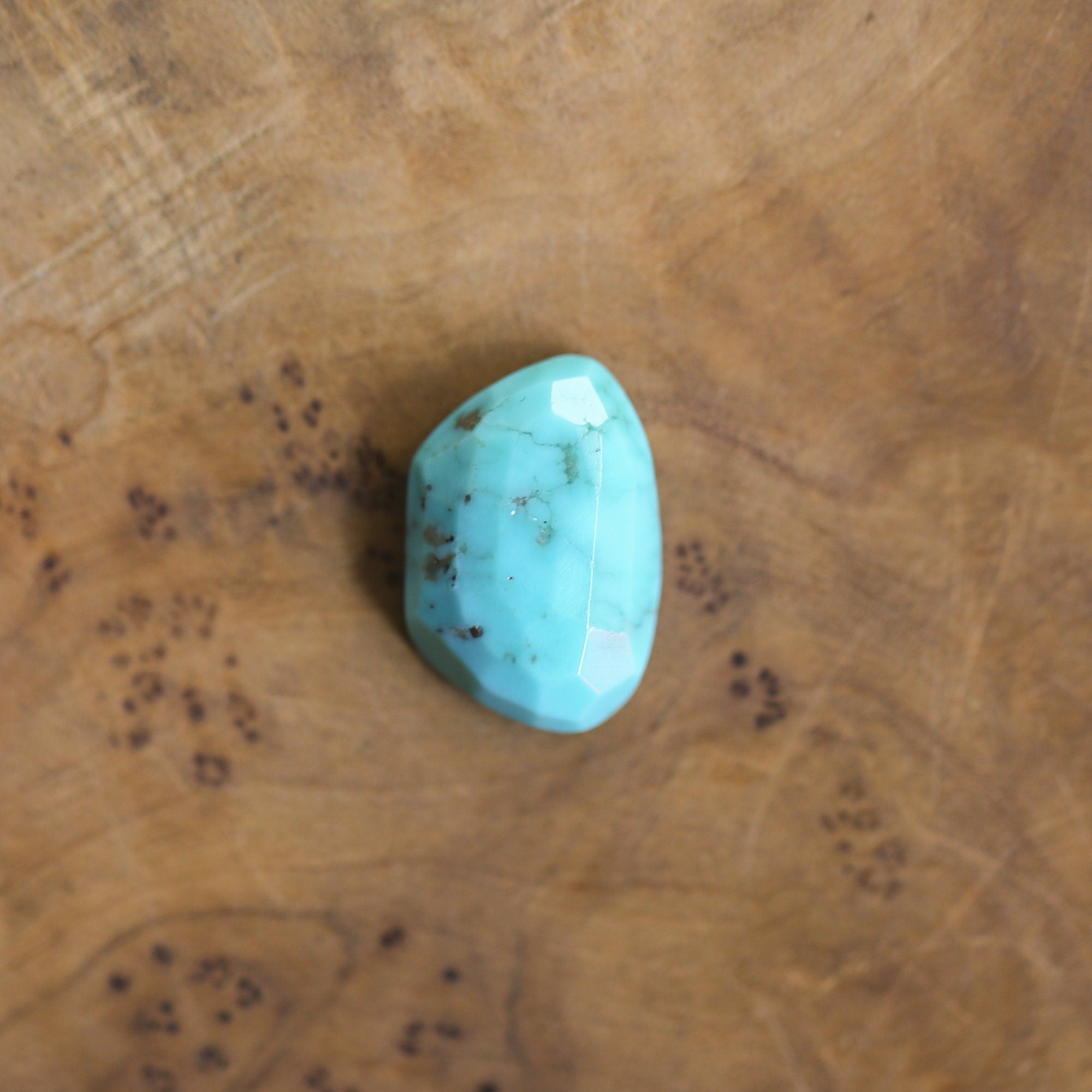 Turquoise Notched Boho Ring - .925 Sterling Silver - Big AAA Turquoise Ring - Choose Your Stone