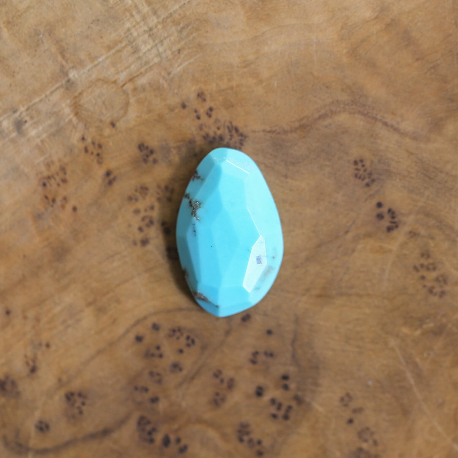 Turquoise Notched Boho Ring - .925 Sterling Silver - Big AAA Turquoise Ring - Choose Your Stone