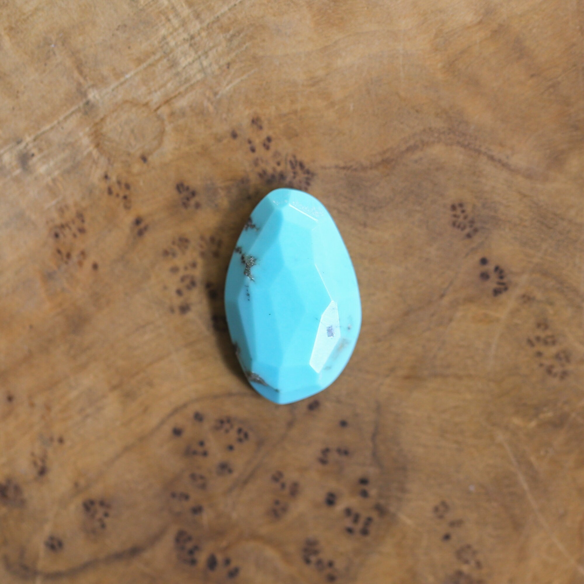 Turquoise Notched Boho Ring - .925 Sterling Silver - Big AAA Turquoise Ring - Choose Your Stone