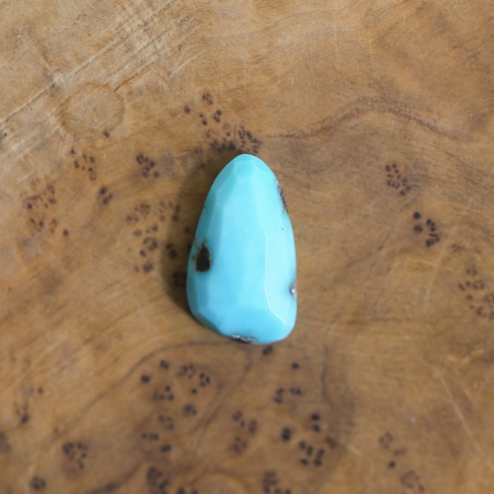 Turquoise Notched Boho Ring - .925 Sterling Silver - Big AAA Turquoise Ring - Choose Your Stone