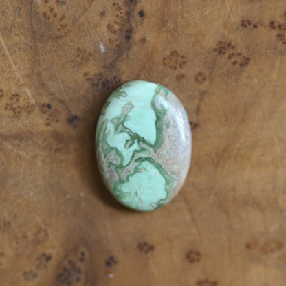Green Variscite Sterling Silver Ring - Silversmith Boho Jewelry