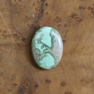 Green Variscite Sterling Silver Ring - Silversmith Boho Jewelry