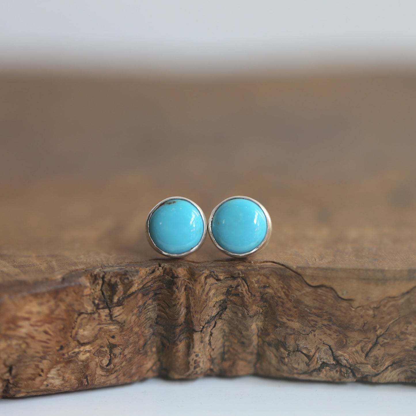 American Turquoise Studs – Sterling Silver Post Earrings - Choose Your Pair